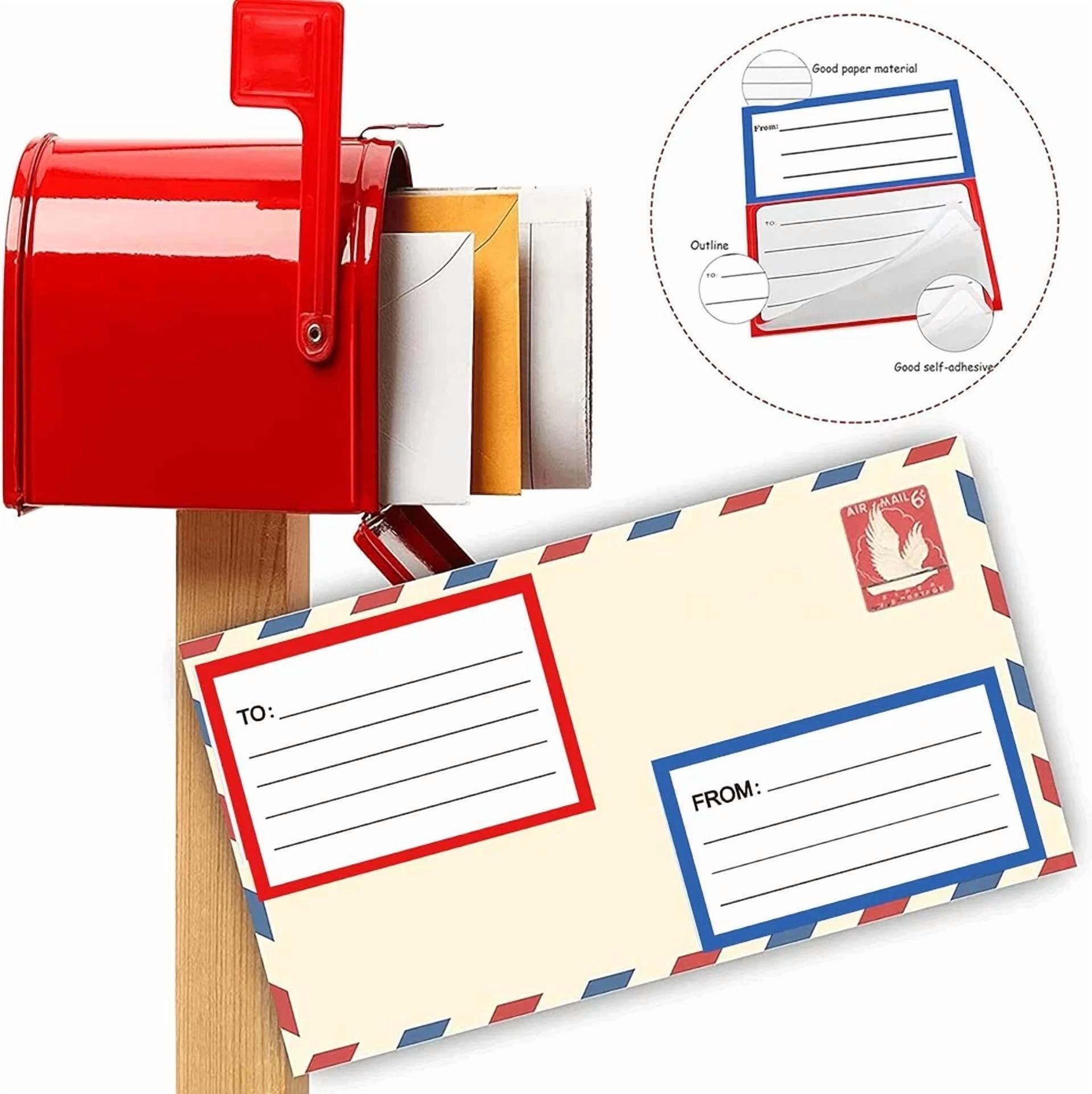 CRESTIN- To/From Address Mailing Labels Self-Adhesive Mailing Labels Stickers(120 Pcs)