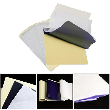 Tattoo Transfer Paper 100 Sheets Tattoo Stencil Paper Thermal Stencil Paper for Skin A4 Size | Walmart Canada