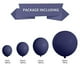 thumbnail image 1 of Maylai 84 Pzas Globos Azul Marino Diferentes Tamaños 18/12/10/5 Pulgadas Globo de Látex Ga Maylai Maylai, 1 of 2