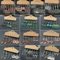 thumbnail image 3 of GKNET Boho 3Pairs Boho Gypsy Earrings Set Tribal Ethnic Hook Drop Dangle Women JEWELRY-2-Heart, 3 of 9