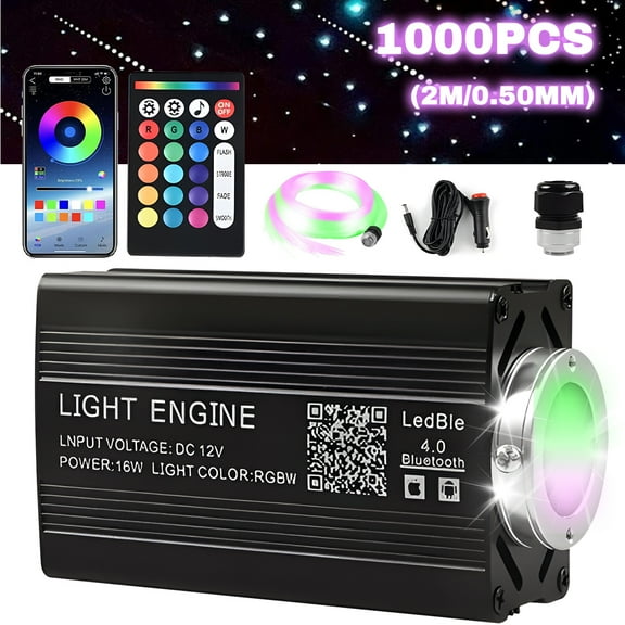 Kepeak Fiber Optic Car Home Headliner Star Light Kit Roof Ceiling Lights Remote