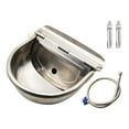 thumbnail image 2 of Automatic Horse Drinking Water Bowl, with Adjustable Float Valve Stainless Steel No Hole with Pipe, 2 of 9