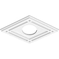 thumbnail image 2 of 16"W x 10 5/8"H x 4"ID x 5 1/2"C x 1"P Diamond Architectural Grade PVC Contemporary Ceiling Medallion, 2 of 11