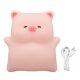 thumbnail image 2 of Piggy Night Light, Niños Noche Luz Silicona recargable de Grado de Comida 3000K Luz Cálida para Guardería, 2 of 7