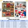 thumbnail image 2 of Motorcycle Throw Blanket Motorcycle Blanket for Boys Motorcycle Lover Gift Throw Blanket Soft Cozy Fluffy Fuzzy Flannel Motor Cycle Blankets for Teen Men Women Birthday Sofa Couch Bed Decor(50"x60"), 2 of 9