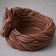 thumbnail image 3 of Horse Catchall Bowl for Keys, Decorative Horse Trinket Dish, Equestrian Jewelry Coin Organizer Tray, 3D Printed Entryway Catch-All Bowl for Horse Lovers Home Decor, 3 of 16
