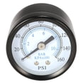thumbnail image 2 of Manómetro de Presión Sunnimix de Agua de Aceite de 1,58' de Diámetro 1/8' NPT 0-160 PSI, 2 of 6