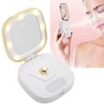 thumbnail image 4 of 2 en 1 Mini Nano Mist Spray Rociador Hidratante Facial Espejo Cosmético LED Ajustable Blanco, 4 of 8