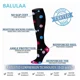 thumbnail image 2 of 8pares Calcetas De Compresion Hombre Mujer Calcetines Largas, 2 of 7