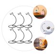 thumbnail image 3 of 6pcs Desktop Glass Globe Hanging Rack Sturdy Air Planter Holder Hanging Rack for Terrarium, 3 of 8