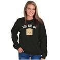 thumbnail image 3 of Better Half Cute Couples Matching Sweatshirt for Men or Women Brisco Brands X, 3 of 7