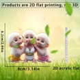thumbnail image 3 of Acrylic 2D Monkey-Shaped Car Pendant Hanging Ornament for Vehicle Interior Decoration with Unique Design and Easy Installation, 3 of 8