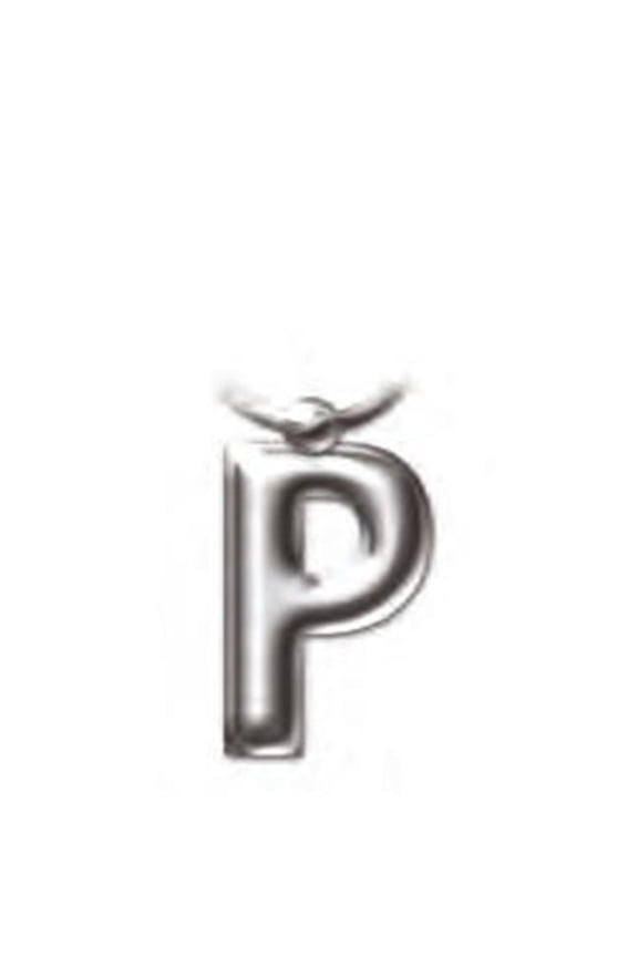 That Company Called If Solid Metal Initial Keyring - P