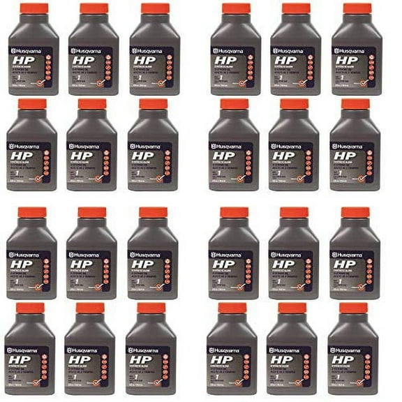 Husqvarna HP Synthetic Blend 2-Cycle Engine Motor Oil, 26 oz (24 Pack)