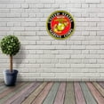thumbnail image 3 of United States Marine Corps Decorative Wall Plate for Home, Office, or Man Cave. Very sturdy. 2 holes for easy hanging anywhere. Great gift for your fellow Marine. Officially Licensed product., 3 of 7