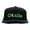 Black Purple, variant on Goalie Embroidered Wool Blend Classic Snapback - Black Purple OSFM