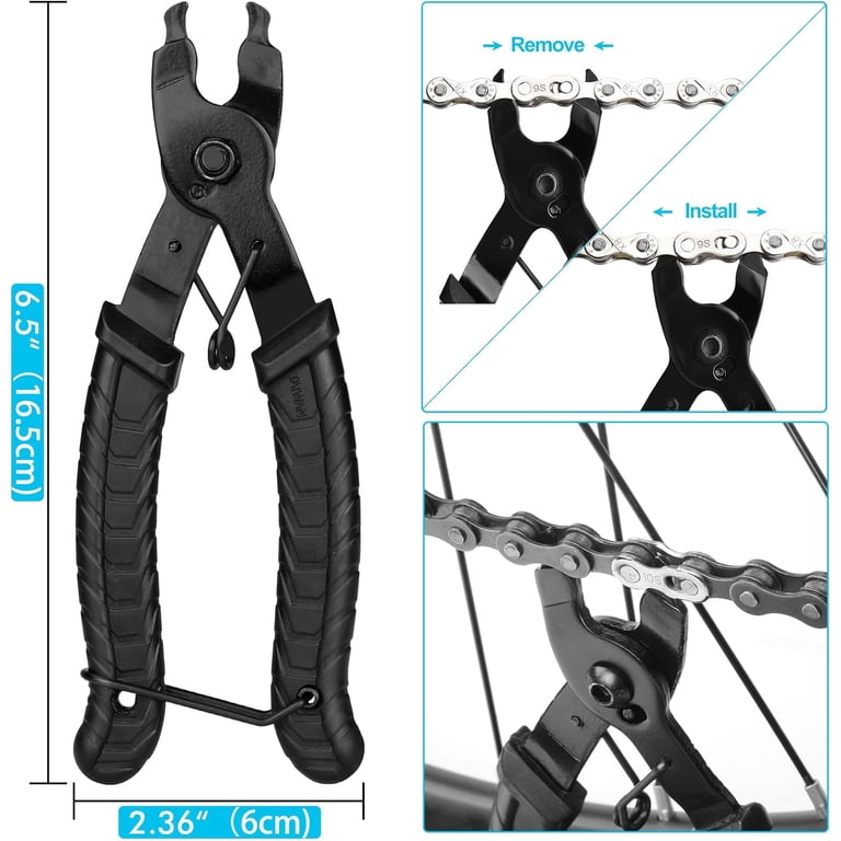 Lien De Vélo Pince, Chain Plier Chaînette Manquante 2 En 1 Opener Closer Remover Pince Outil De Chaine De Velo Compatible Avec Toutes Les Chaines 99309043 Lien De Vélo Pince, Chain Plier Chaînette Manquante 2 En 1 Opener Closer Remover Pince Outil De Chaine De Velo Compatible Avec Toutes Les Chaines 99309043