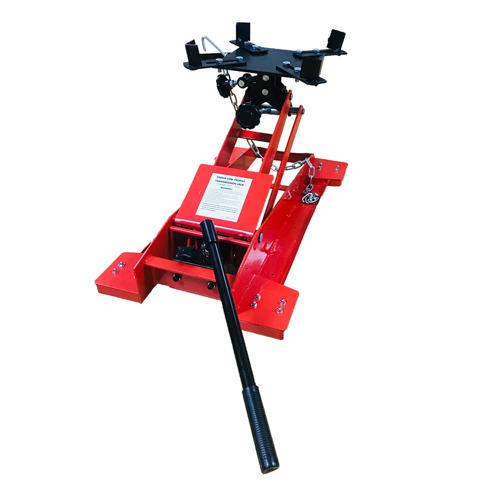 KABOCHO 1100LBS 1/2 Ton Low Profile Hydraulic Transmission Jack Lift Adjustable Auto Repair Red 