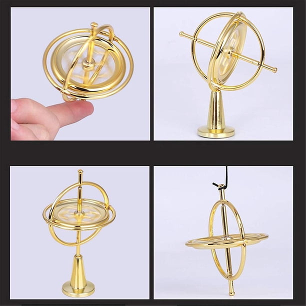 Giroscopio de metal antigravedad, juguete de equilibrio giratorio, juguete de descompresión, juguete educativo, regalo