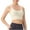 XNG1-Beige, variant on Cropped Tank Tops for Women Bulit in Bra Racerback Sleeveless Scoop Neck Slim Fit Camisole Tops Running Gym Yoga Tank Shirts