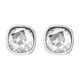 thumbnail image 1 of Arete para Mujer con Cristal Fino Swarovski en Forma de Cuadrado Chico – Bañado en Rodio– Arete Elegante y Brillante, Aretes de Mujer de Moda– Joyería para Mujer de Moda– Regalo especial Ortiz Espinosa Temporada, 1 of 3
