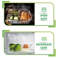 thumbnail image 3 of Prep Naturals Glass Meal Prep Containers 3 Compartment 5 Pack - Bento Box Containers Glass Food Storage Containers With Lids - Food Prep Containers Glass Storage Containers With Lids Lunch Containers, 3 of 5