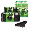 thumbnail image 4 of Fujifilm QuickSnap Flash 400 Disposable 35mm Camera (2 Pack) + BuzzPhoto Microfiber Cloth, 4 of 4