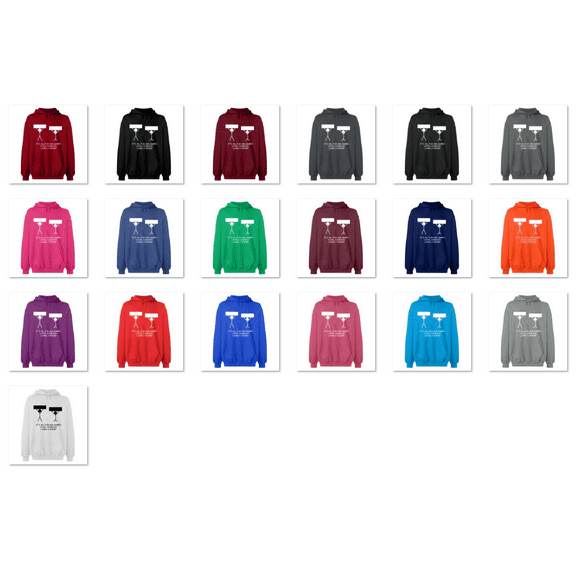 OXI Hoodie Sweatshirt - It's All Fun And Games, Basic Casual Hoodie for Men's and Women Fleece Hoodie Long Sleeve - Antiquee Cherry Small