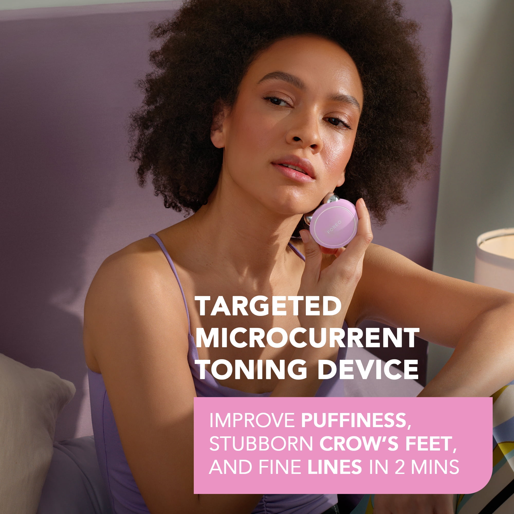 FOREO, BEAR Mini Facial Device, Pearl Pink, Compact Microcurrent