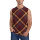 thumbnail image 1 of Fotbe Buffalo Check Plaid Men's Camiseta sin Mangas Estampada para Hombres, Playera Casual para Gimnasio, Entrenamiento, Playa-Large, 1 of 7