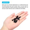 thumbnail image 4 of Unique Bargains 50pcs Stylus Pen Tips Conductive Silicone Rubber Capacitive Touch Screen Pens Tip 6.5mm, 4 of 7