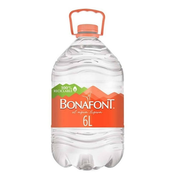 Agua Bonafont natural 6 l
