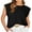 03-Black, variant on Cap Sleeve Tops for Women Summer Top Basic Tee Shirts Casual Tank Loose Fit 2025 Fashion Shermie