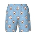 thumbnail image 4 of Lsque Mens Swim Trunks French Bulldog Head Pattern - Bathing Suit Compression Liner - Beach Swim Shorts Swimwear - (S-3XL) - Stretch Quick Dry -Small, 4 of 9