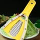 thumbnail image 5 of Multifunctional Can Opener Bottle Opener Carrot Grater | Portable Stainless Steel & Plastic Kitchen Tool | Gray/Yellow | Compact Outdoor Use | 22x13x1cm, 5 of 6