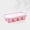 Pink Mini Silicone Ice Cube Tray, variant on 8‑Cavity Mini Silicone Ice Cube Tray with PP Lid, Food‑Grade Easy‑Release Small Ice Mold for Mini‑Fridge, Cocktails, Whiskey, Beverages, Jelly and Homemade Yogurt Making