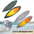 thumbnail image 2 of LUVCMFT 6.8-14.8ft Waterproof Kayak Canoe Cover 210D Storage Dust Cover Boat Protection Silver, 2 of 8