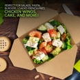 thumbnail image 7 of Microwavable Kraft Brown Take Out Boxes 112 oz (30 Pack) Disposable Food Containers - Recyclable Cardboard Lunch Box - Take Out Containers Disposable - to Go Boxes for Restaurants, Delivery, Catering, 7 of 7