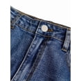 thumbnail image 3 of FEDPOP Baggy Jeans for Girls Wide Leg Ripped High Elastic Waisted Denim Pants Cute Summer Trousers Y2K Streetwear 7-14Y, 3 of 7