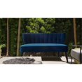 thumbnail image 2 of Becca Canal et Bouton Tufted Canapé Bleu Marine, 2 of 9