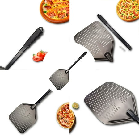 

Black and Friday Deals 2024 Clearance Perforated Pizza Peel With Foldable Wooden Handle. Overall Pizza Turning Peel.Hard Pizza Spatula For Baking Pizza