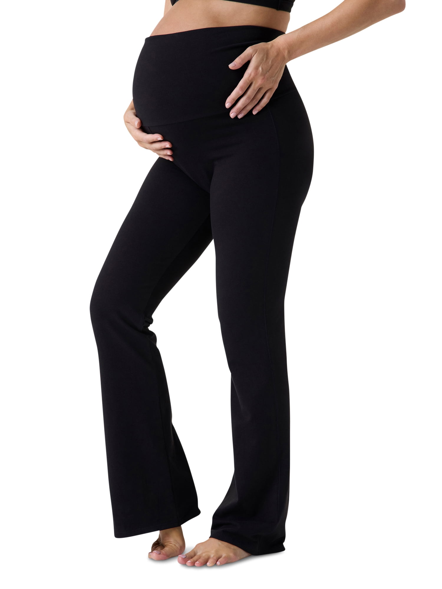 Ingrid & Isabel For Every Belly Women's Maternity Cotton Jersey Fold over Pant, Sizes S-XXXL