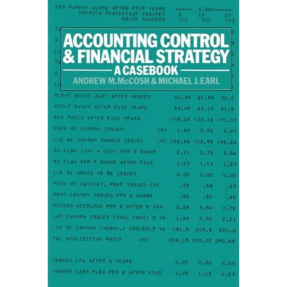 Accounting control and financial strategy