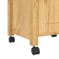 thumbnail image 2 of vidaXL Chariot de Cuisine Roulant sur Roues Salon Bois Massif Pin, 2 of 6