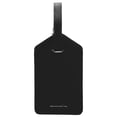 thumbnail image 3 of Black Genuine Top Grain Leather Luggage Tag, 3 of 5