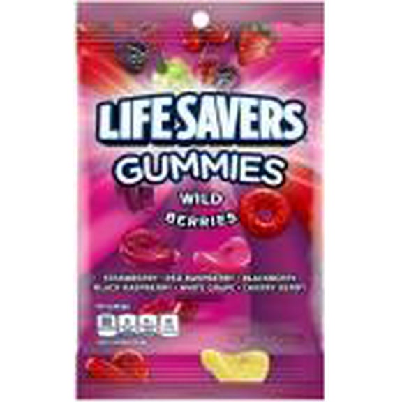LIFESAVERS GUMMIES WILD BERRIES 7 Oz. Pack Of 12