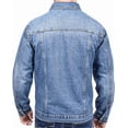 thumbnail image 3 of Chaqueta vaquera de moda para hombre, abrigo de manga larga para hombre, 3 of 5
