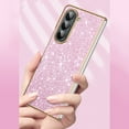 thumbnail image 6 of Dteck for Samsung Galaxy Z Fold 6 5G Glitter Phone Case for Women Girls, Shockproof Slim Ultra Thin Matte Back Protective Cover Crystal Bling Case, Silver, 6 of 6