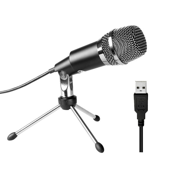 USB Microphone,Fifine Plug and Play PC Computer Condenser Microphone for...