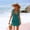 Dark Green, variant on NMMUED Women Beach Crochet Cover Ups Summer Knit Swimwear Mesh Bathing Suit Hollow Out Dress 2026 Vacation Swimsuit Beige L